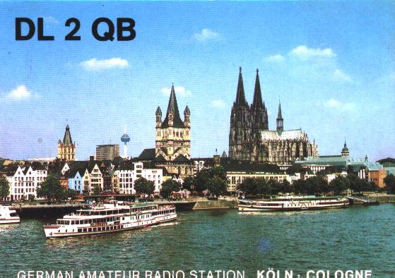 This is a picture of my radio confirmation (QSL-) card